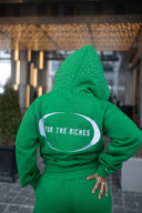 RHINESTONE FTR HOODIE (GREEN)