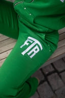 RHINESTONE FTR SWEAT PANTS (GREEN)