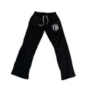 RHINESTONE FTR SWEAT PANTS (BLACK)