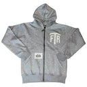 RHINESTONE FTR HOODIE (GREY)