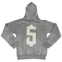 RHINESTONE FTR HOODIE (GREY)